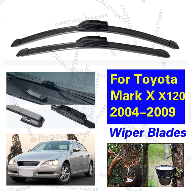 For Toyota Mark X X120 2004 2005 2006 2007 2008 2009 Front Wiper Blades Brushes Windshield Windscreen Car Accessories 22"+20"
For Toyota Mark X X120 2004 2005 2006 2007 2008 2009 Front Wiper Blades Brushes Windshield Windscreen Car Accessories 22"+20"