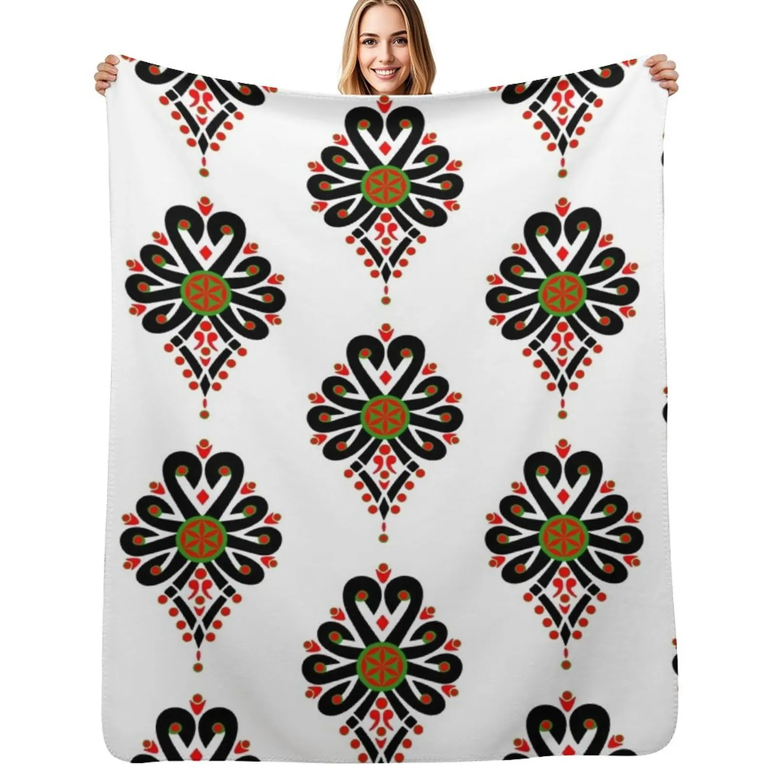 Folk pattern of Polish highlanders Throw Blanket Travel Size Cozy Blanket for Plane Train
Folk pattern of Polish highlanders Throw Blanket Travel Size Cozy Blanket for Plane Train