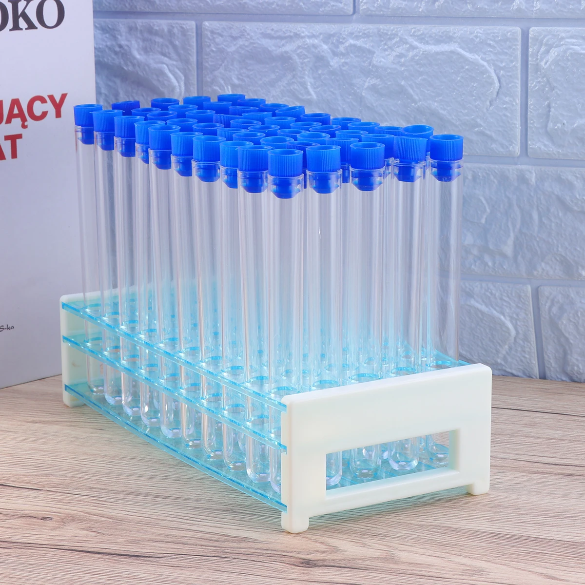 50pcs Test Tube Set Plastic With Stand Sealed Storage For Science Experiment Powder Liquid Growing Plants Hard Tube Kit
50pcs Test Tube Set Plastic With Stand Sealed Storage For Science Experiment Powder Liquid Growing Plants Hard Tube Kit