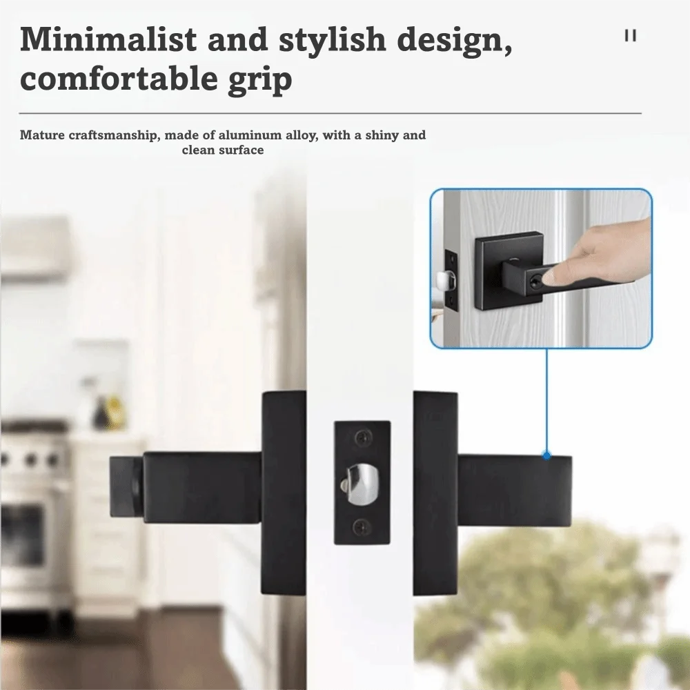 Aluminum Alloy Three-Bar Door Lock Square Furniture Hardware Three-pole Handle Lock Privacy with Keys
Aluminum Alloy Three-Bar Door Lock Square Furniture Hardware Three-pole Handle Lock Privacy with Keys