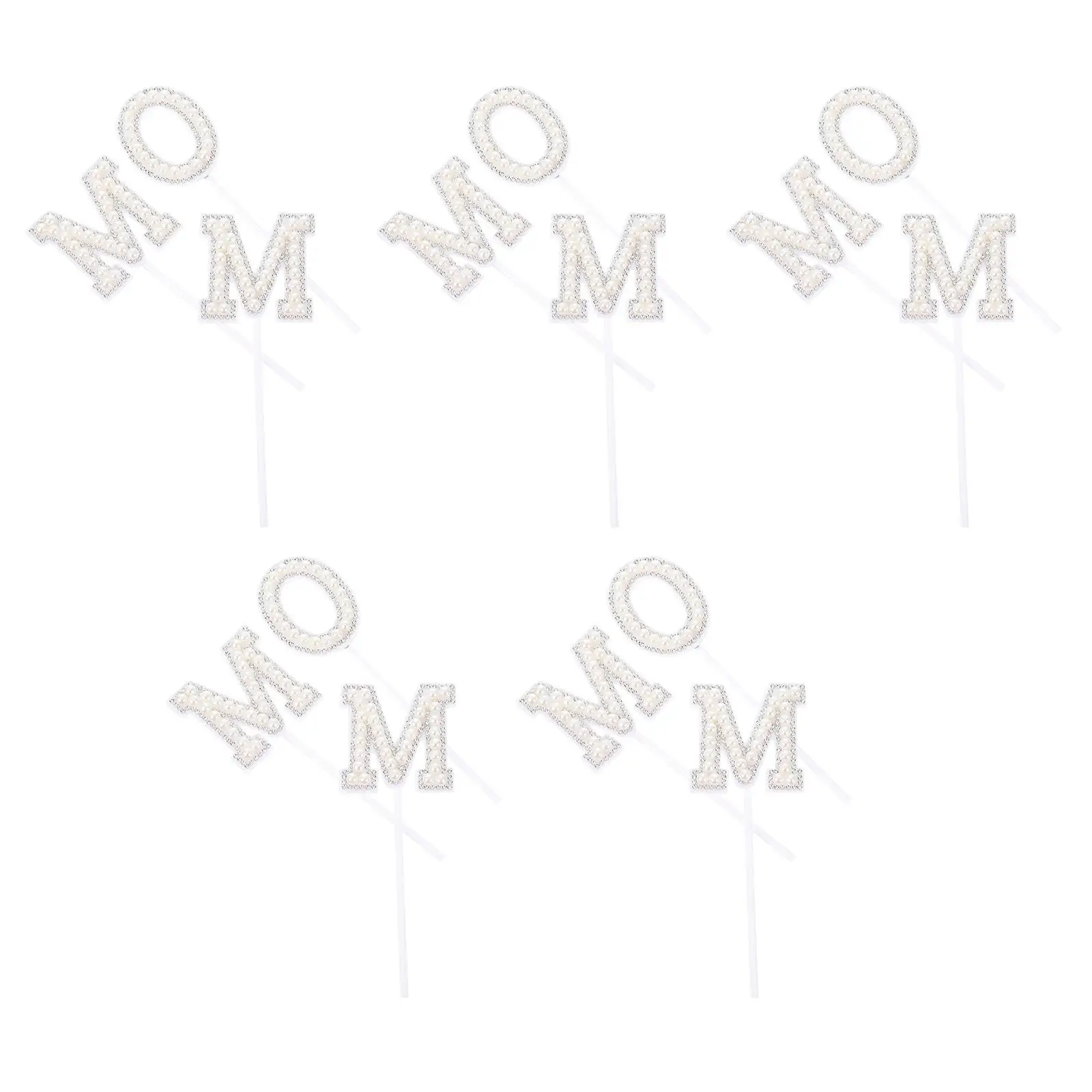 5 Sets White Pearl MOM Cake Decoration Accessories Mother's Day Cupcake Decors Baking Supplies Fine Structure Long Life
5 Sets White Pearl MOM Cake Decoration Accessories Mother's Day Cupcake Decors Baking Supplies Fine Structure Long Life