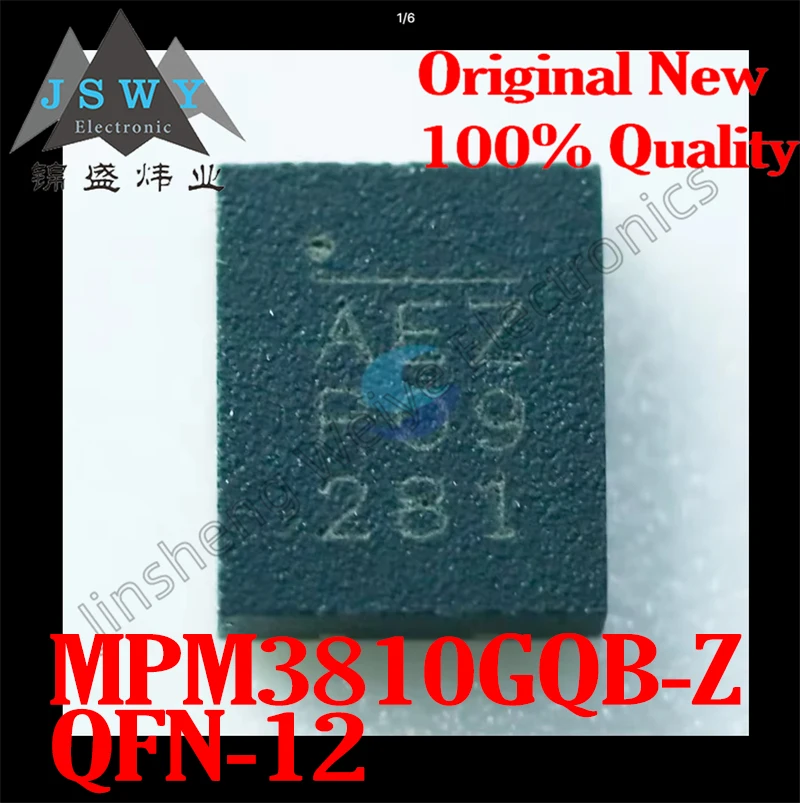 (5/20pcs) MPM3810GQB-Z MPM3810 AEZ QFN12 Power Management Chip Brand New Original In Stock Ships Fast!
(5/20pcs) MPM3810GQB-Z MPM3810 AEZ QFN12 Power Management Chip Brand New Original In Stock Ships Fast!