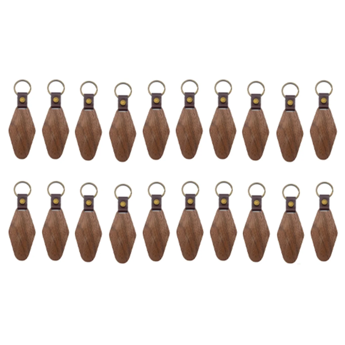 AB7-20Packs Wooden Keychain Rhombus Blanks Leather Keychain Blank Wood Walnut with Keyring for DIY Engraving Gift
AB7-20Packs Wooden Keychain Rhombus Blanks Leather Keychain Blank Wood Walnut with Keyring for DIY Engraving Gift