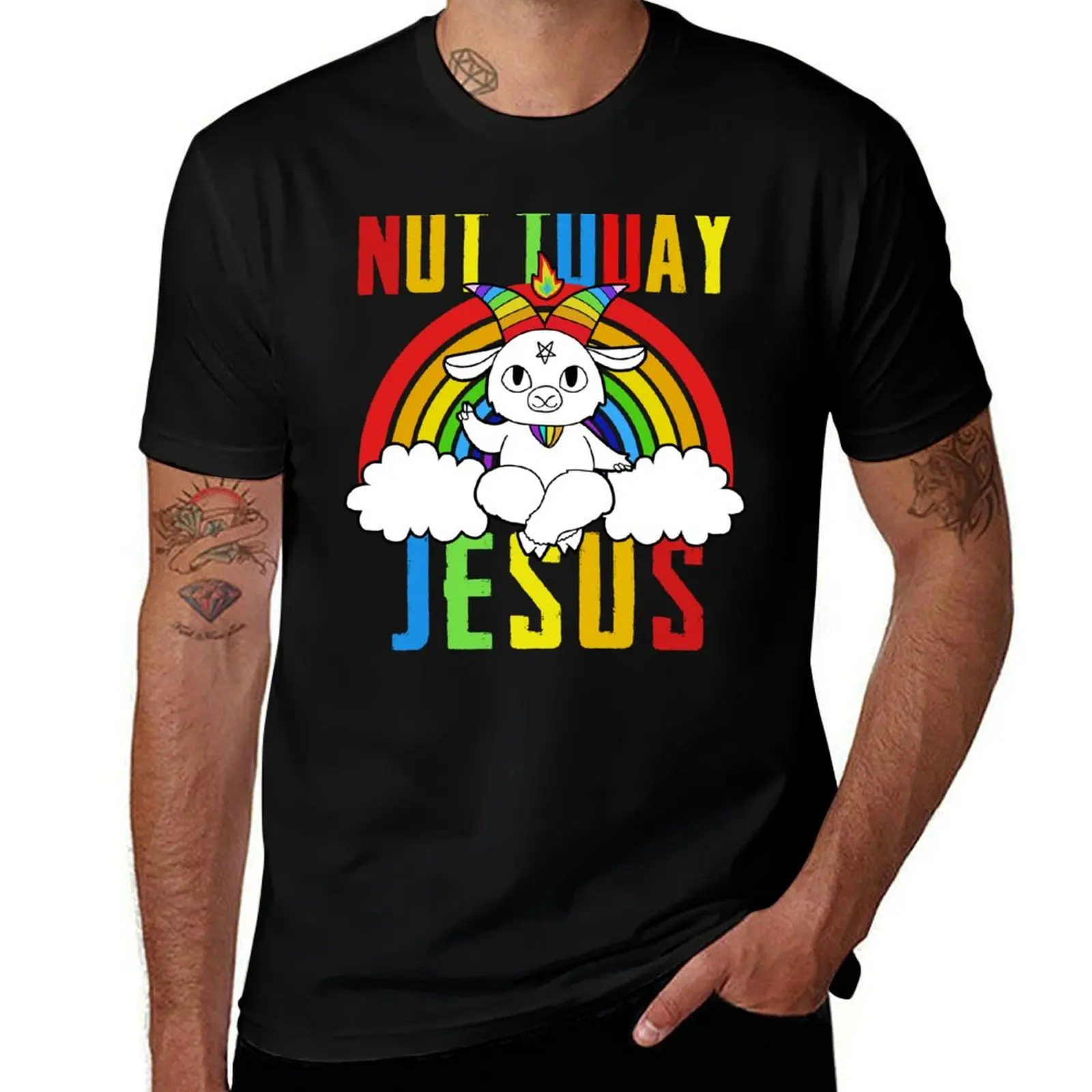Not Today Jesus Rainbow T-Shirt oversized custom shirt customs design your own mens t shirts top quality
Not Today Jesus Rainbow T-Shirt oversized custom shirt customs design your own mens t shirts top quality