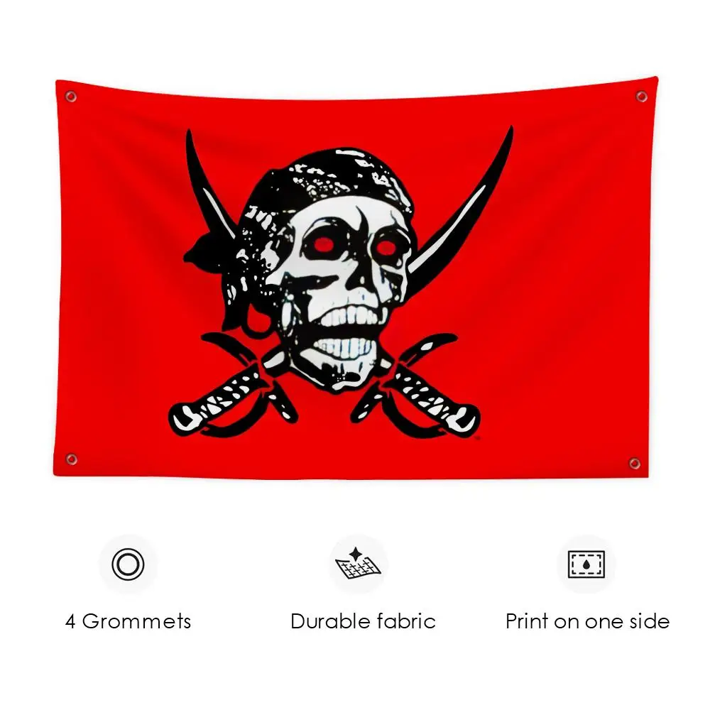 Jolly Roger COOL Flags 3x5 Ft Custom Banner For Garage Door Room Decor Wall Out Decoration With Metal Buckle
Jolly Roger COOL Flags 3x5 Ft Custom Banner For Garage Door Room Decor Wall Out Decoration With Metal Buckle