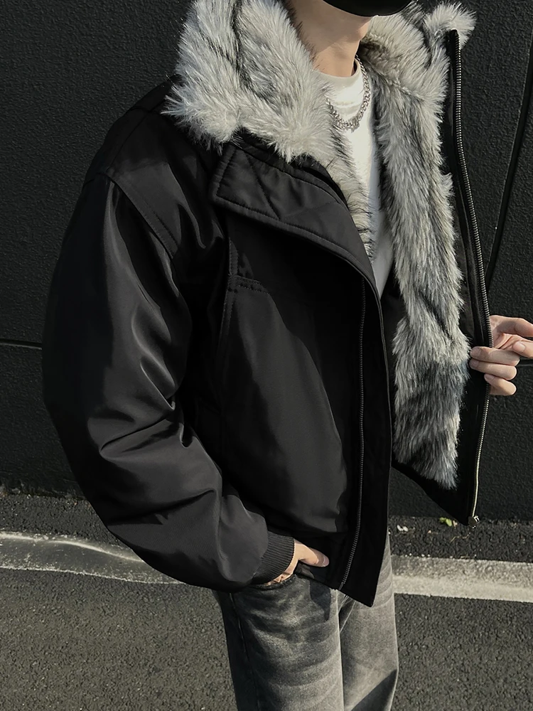 Мужская утепленная куртка из овечьей шерсти в американском стиле, зимнее хлопковое пальто, теплое повседневное, с длинными рукавами, на молнии, укороченное
Мужская утепленная куртка из овечьей шерсти в американском стиле, зимнее хлопковое пальто, теплое повседневное, с длинными рукавами, на молнии, укороченное