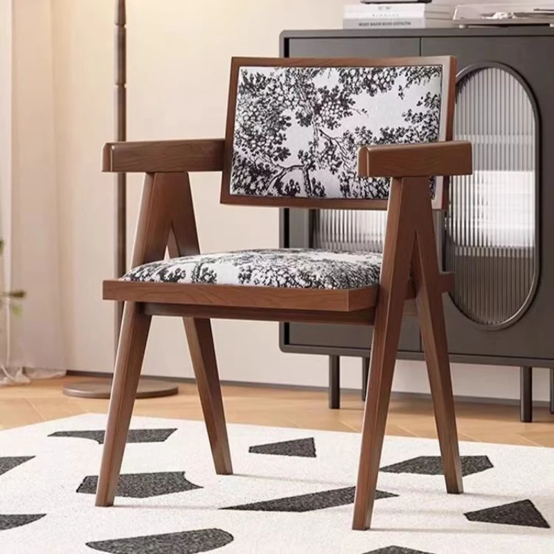 Solid wood dining chair rattan chair home wabi-sabi wind B & B retro leisure
Solid wood dining chair rattan chair home wabi-sabi wind B & B retro leisure