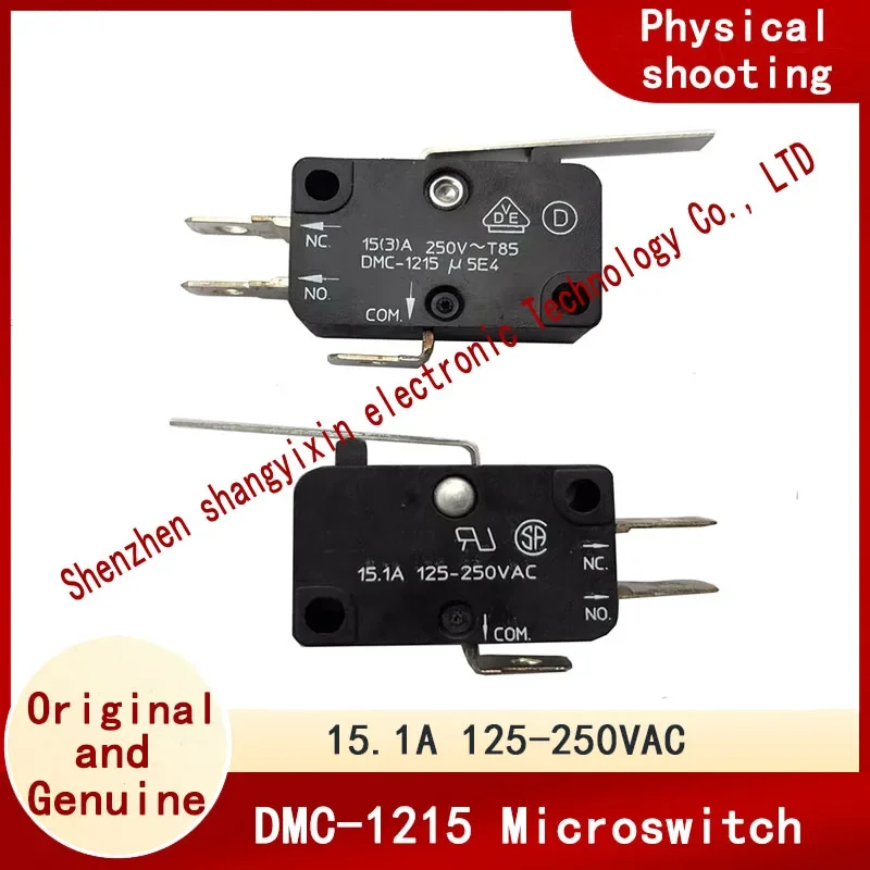 Оригинальный UL-сертифицированный VDE DMC-1215 Большой микропереключатель с кривошипной ручкой 3-контактный 15,1 А 125-250 В переменного тока T85
Оригинальный UL-сертифицированный VDE DMC-1215 Большой микропереключатель с кривошипной ручкой 3-контактный 15,1 А 125-250 В переменного тока T85