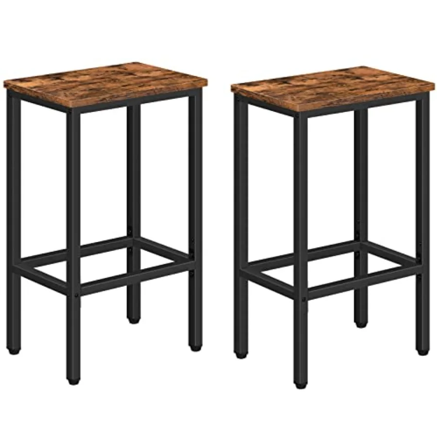 Bar Stools, Set 2 Bar Chairs, Kitchen Breakfast Bar Stools with Footrest,"Dg Stools, Rectangular dustrial Bar Chairs, for Dg Ro
Bar Stools, Set 2 Bar Chairs, Kitchen Breakfast Bar Stools with Footrest,"Dg Stools, Rectangular dustrial Bar Chairs, for Dg Ro