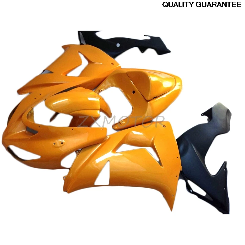 Gold Yellow Black Fairings Kits 100% Fit For 2006 2007 Kawasaki Ninja ZX10R Motorcycle fairing zx10r 06 07 IO06
Gold Yellow Black Fairings Kits 100% Fit For 2006 2007 Kawasaki Ninja ZX10R Motorcycle fairing zx10r 06 07 IO06