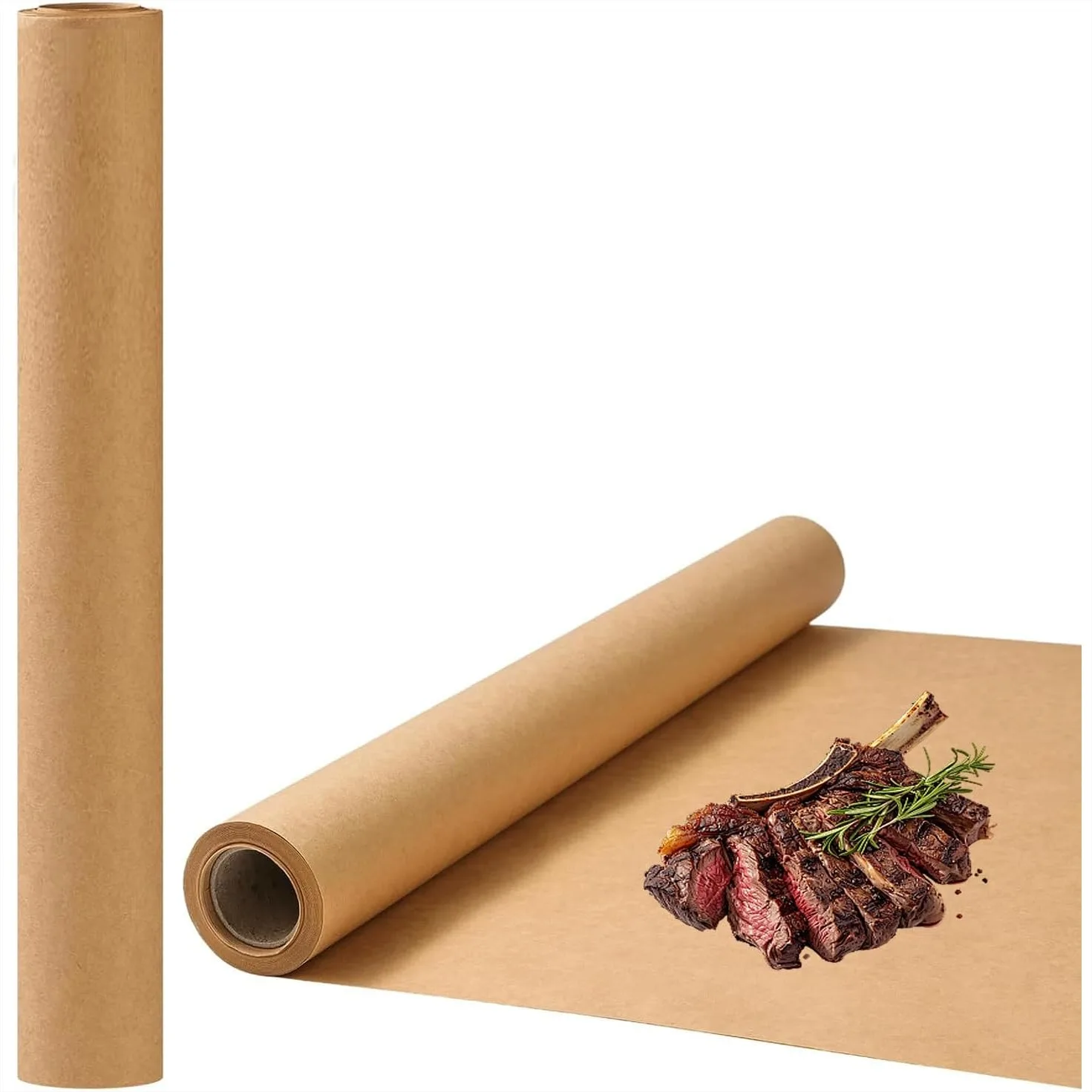 Butcher Paper Roll 24'' x 100' for Smoking Meat, BBQ Grilling, Wrapping & Packing
Butcher Paper Roll 24'' x 100' for Smoking Meat, BBQ Grilling, Wrapping & Packing