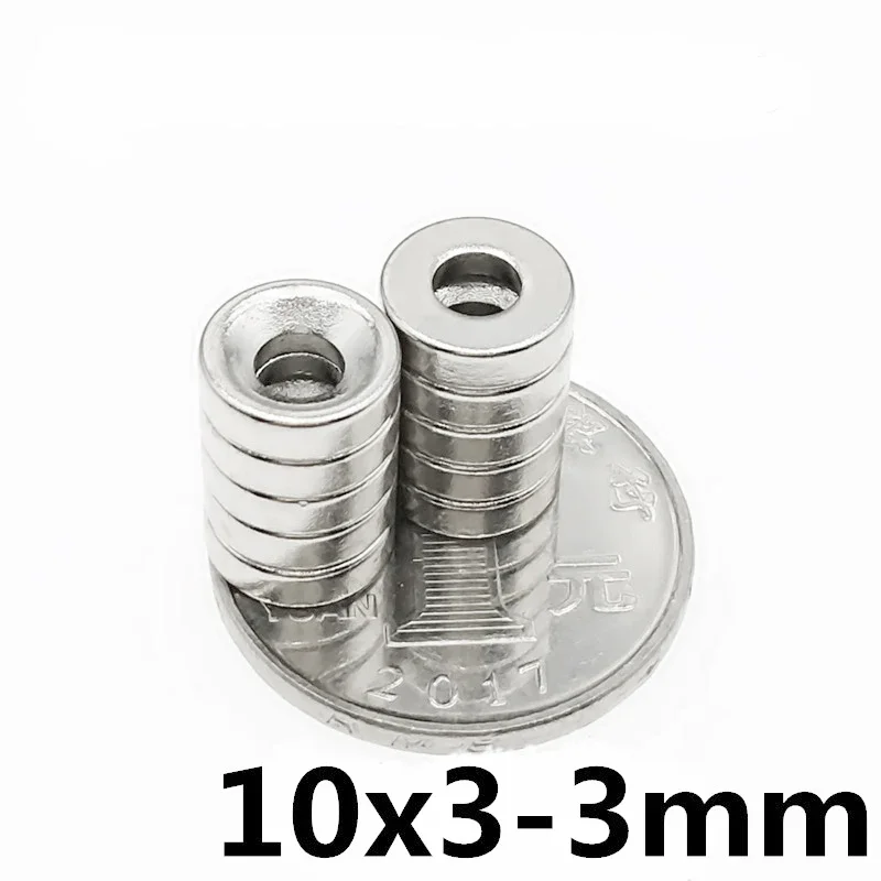 10x3-3 Round Super Strong Magnet 10x3 mm Hole 3mm For Home Refrigerators, Offices DIY 10*3-3 mm
10x3-3 Round Super Strong Magnet 10x3 mm Hole 3mm For Home Refrigerators, Offices DIY 10*3-3 mm
