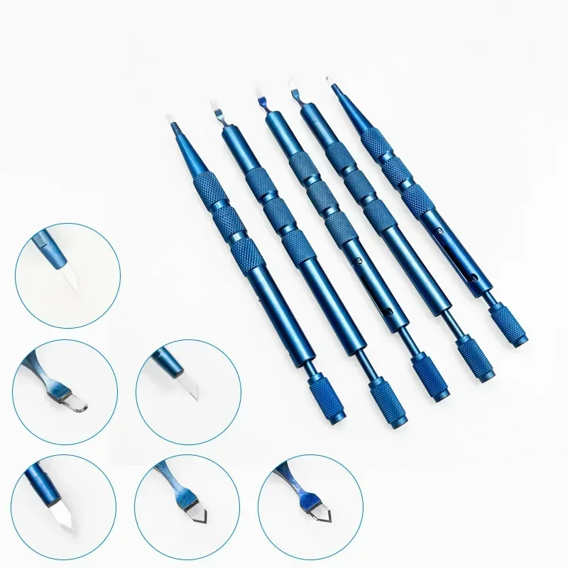 Sapphire Keratome Clear Cornea Blade Ophthalmic Crescent Blade Trifacet Blades Double Single Edge Blades Pet Instruments
Sapphire Keratome Clear Cornea Blade Ophthalmic Crescent Blade Trifacet Blades Double Single Edge Blades Pet Instruments