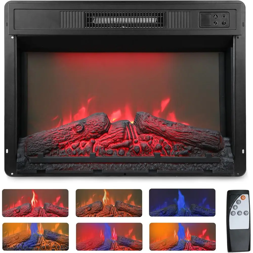 Электрический камин-вставка или подставка под телевизор, встраиваемый обогреватель с 3D-эффектом разноцветного пламени и таймером, отдельно стоящий обогреватель мощностью 1400 Вт
Электрический камин-вставка или подставка под телевизор, встраиваемый обогреватель с 3D-эффектом разноцветного пламени и таймером, отдельно стоящий обогреватель мощностью 1400 Вт