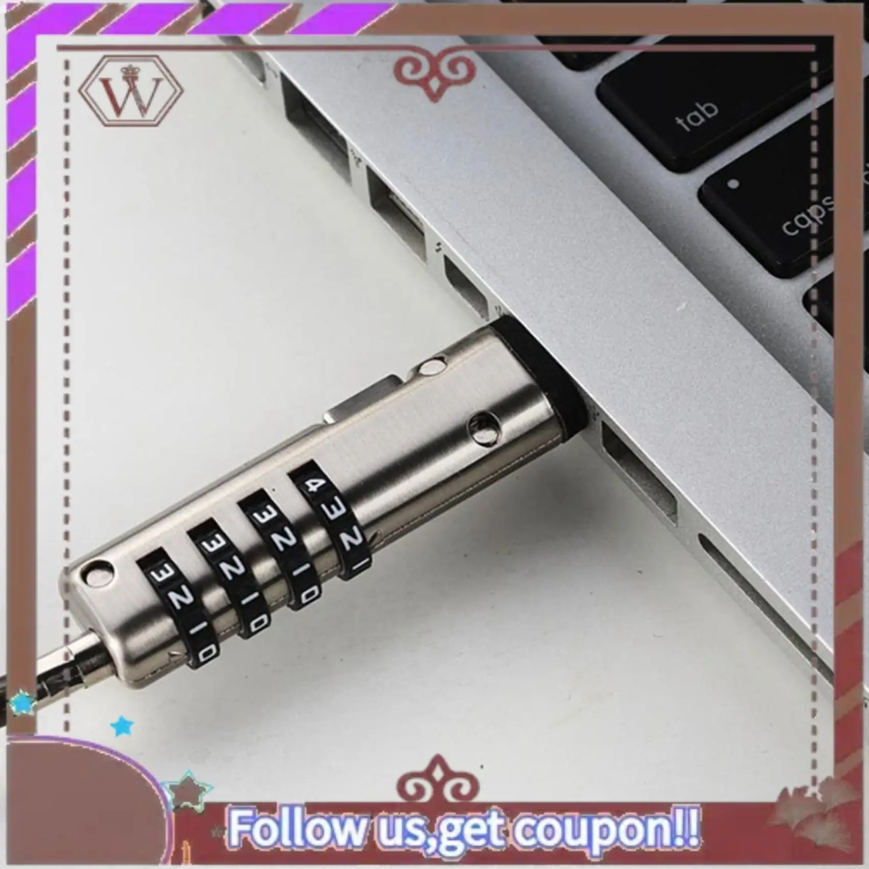 Новейший цифровой универсальный замок 5X 4, USB-кабель безопасности для ноутбука, замок для компьютера
Новейший цифровой универсальный замок 5X 4, USB-кабель безопасности для ноутбука, замок для компьютера