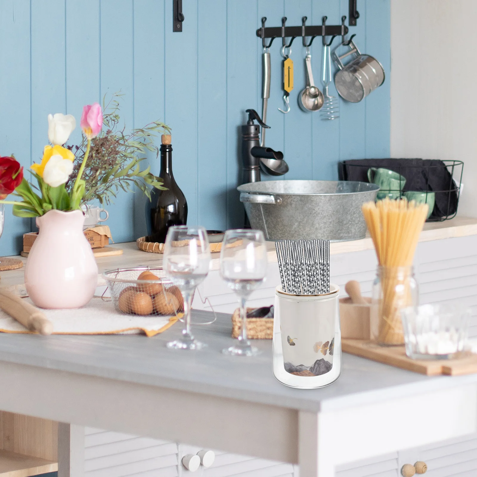 Ceramic Kitchen Utensil Holder Chopstick Stand Organizer Luxury Design Compact Size Versatile Storage Kitchen Countertop
Ceramic Kitchen Utensil Holder Chopstick Stand Organizer Luxury Design Compact Size Versatile Storage Kitchen Countertop