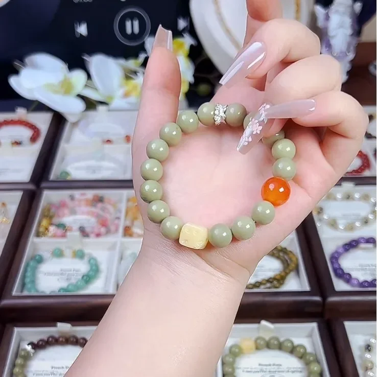 New Natural Agate High Quality Bracelet Original Design Exquisite Temperament Versatile Bracelet Jade Citrine Crystal
New Natural Agate High Quality Bracelet Original Design Exquisite Temperament Versatile Bracelet Jade Citrine Crystal