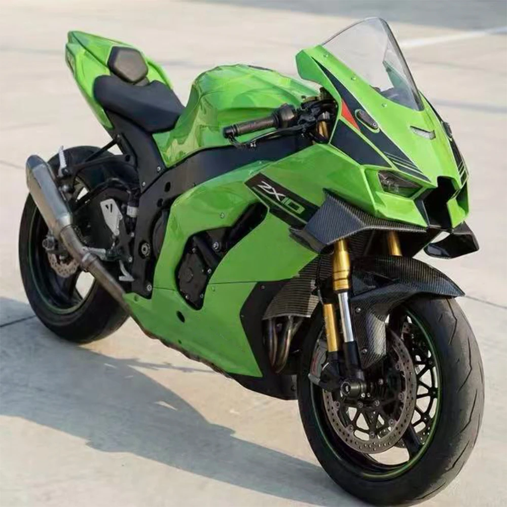 For Kawasaki ZX-10R ZX-10RR 2022-2025 motorcycle accessories, fixed wing spoiler, aerodynamic wing, small wing ZX10R fairing kit
For Kawasaki ZX-10R ZX-10RR 2022-2025 motorcycle accessories, fixed wing spoiler, aerodynamic wing, small wing ZX10R fairing kit