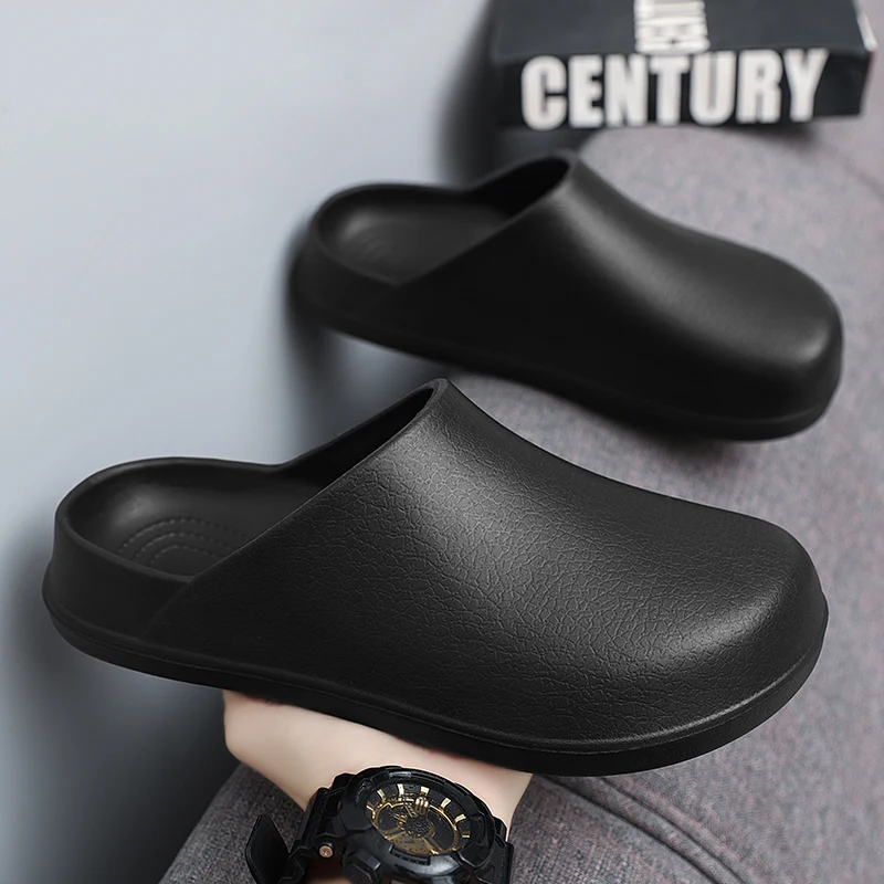 2026 New Unisex Clogs Thick Bottom Anti‑Slip Wear‑Resistant Half Slippers Simple Outdoor Beach Closed Toe Sandals
2026 New Unisex Clogs Thick Bottom Anti‑Slip Wear‑Resistant Half Slippers Simple Outdoor Beach Closed Toe Sandals