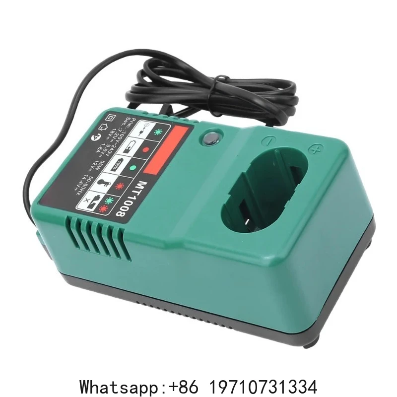 MT1008 Universal Electric Drill Battery Charger 7.2/9.6/12/14.4/18V Power Tool Battery Charger
MT1008 Universal Electric Drill Battery Charger 7.2/9.6/12/14.4/18V Power Tool Battery Charger