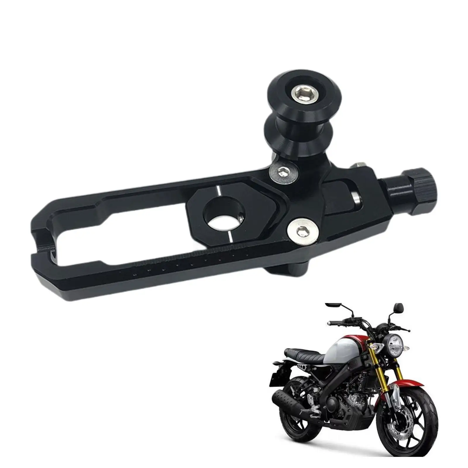 Motorcycle Chain Adjuster Universal CNC Aluminum Chain Regulator Axle Block for MT15 XSR155 R15 V3
Motorcycle Chain Adjuster Universal CNC Aluminum Chain Regulator Axle Block for MT15 XSR155 R15 V3