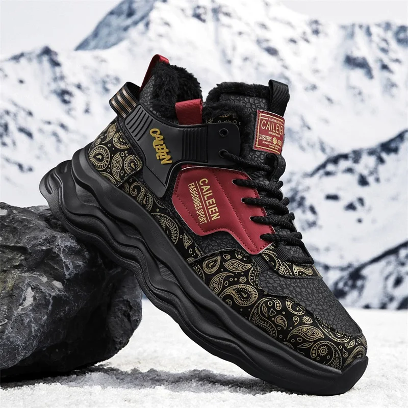 Trendy and warm snow boots for men, classic and versatile mid-calf boots, breathable and comfortable outdoor lined casual shoes
Trendy and warm snow boots for men, classic and versatile mid-calf boots, breathable and comfortable outdoor lined casual shoes