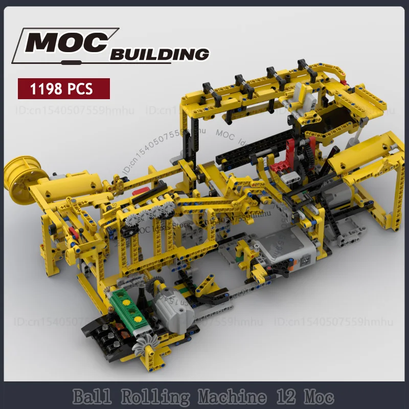 GBC Transfer Lift Arm MOC Building Blocks DIY Model Ball Pass Module Motor Machine Assembling Technology Bricks Toy Display Gift
GBC Transfer Lift Arm MOC Building Blocks DIY Model Ball Pass Module Motor Machine Assembling Technology Bricks Toy Display Gift