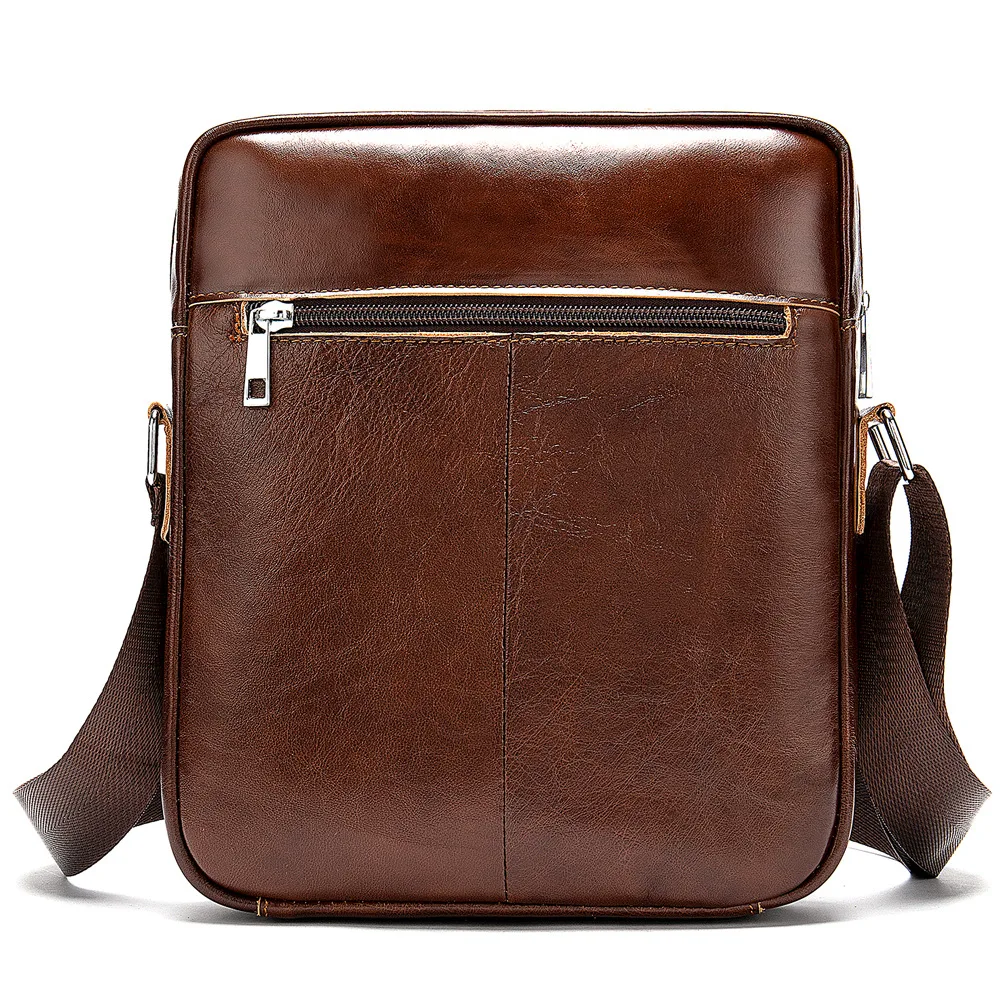 Men's Leather Shoulder Bags Mid Capacity 9.7inch Tablet Messenger Bags Zipper Designer Crossbody Bags Purses 8516 
Men's Leather Shoulder Bags Mid Capacity 9.7inch Tablet Messenger Bags Zipper Designer Crossbody Bags Purses 8516