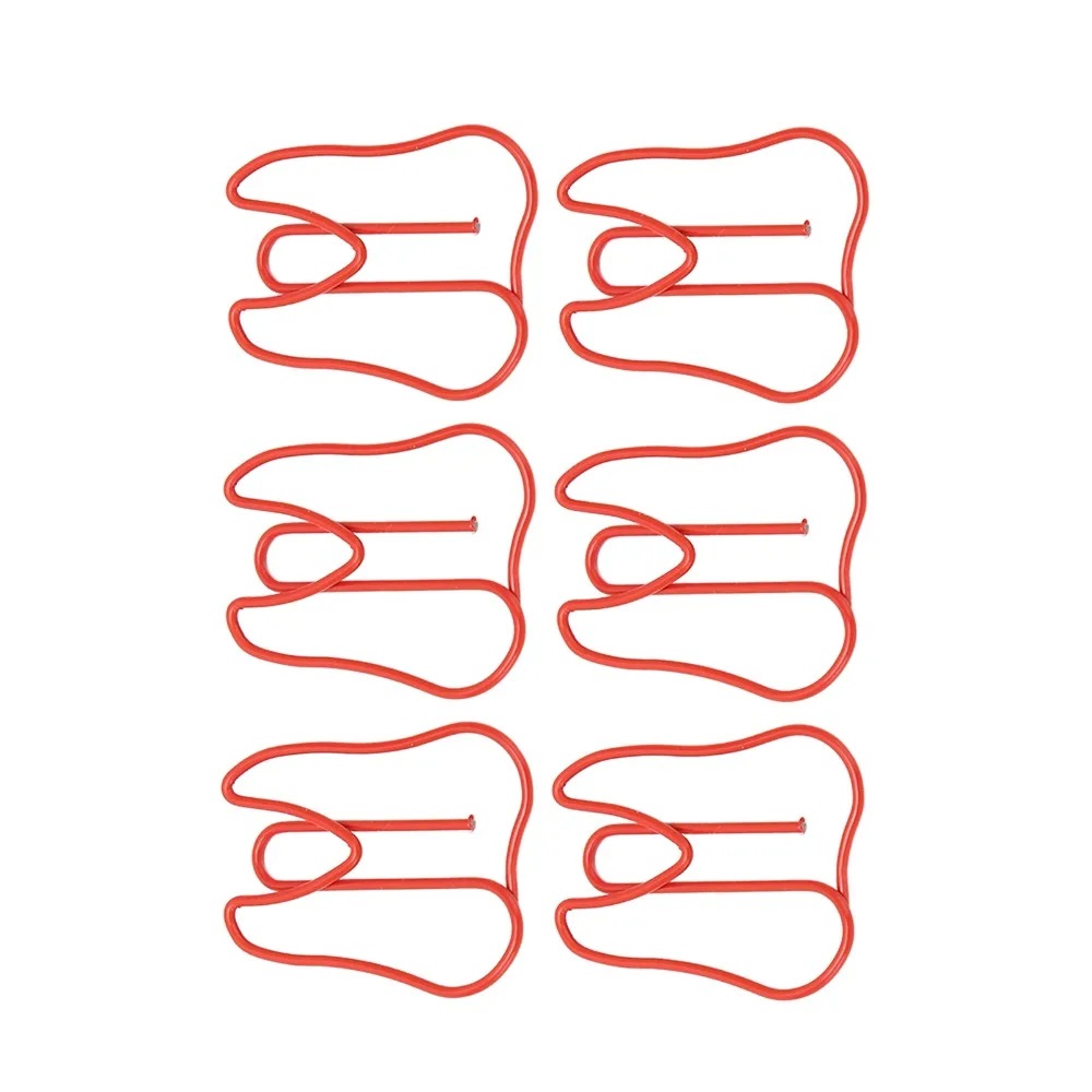 100Pcs Red /Yellow Paper Clips Plastic-coated Metal Tooth Shape Metal Paper Clip Prevent Slip Portable Shaped Paper Clips
100Pcs Red /Yellow Paper Clips Plastic-coated Metal Tooth Shape Metal Paper Clip Prevent Slip Portable Shaped Paper Clips