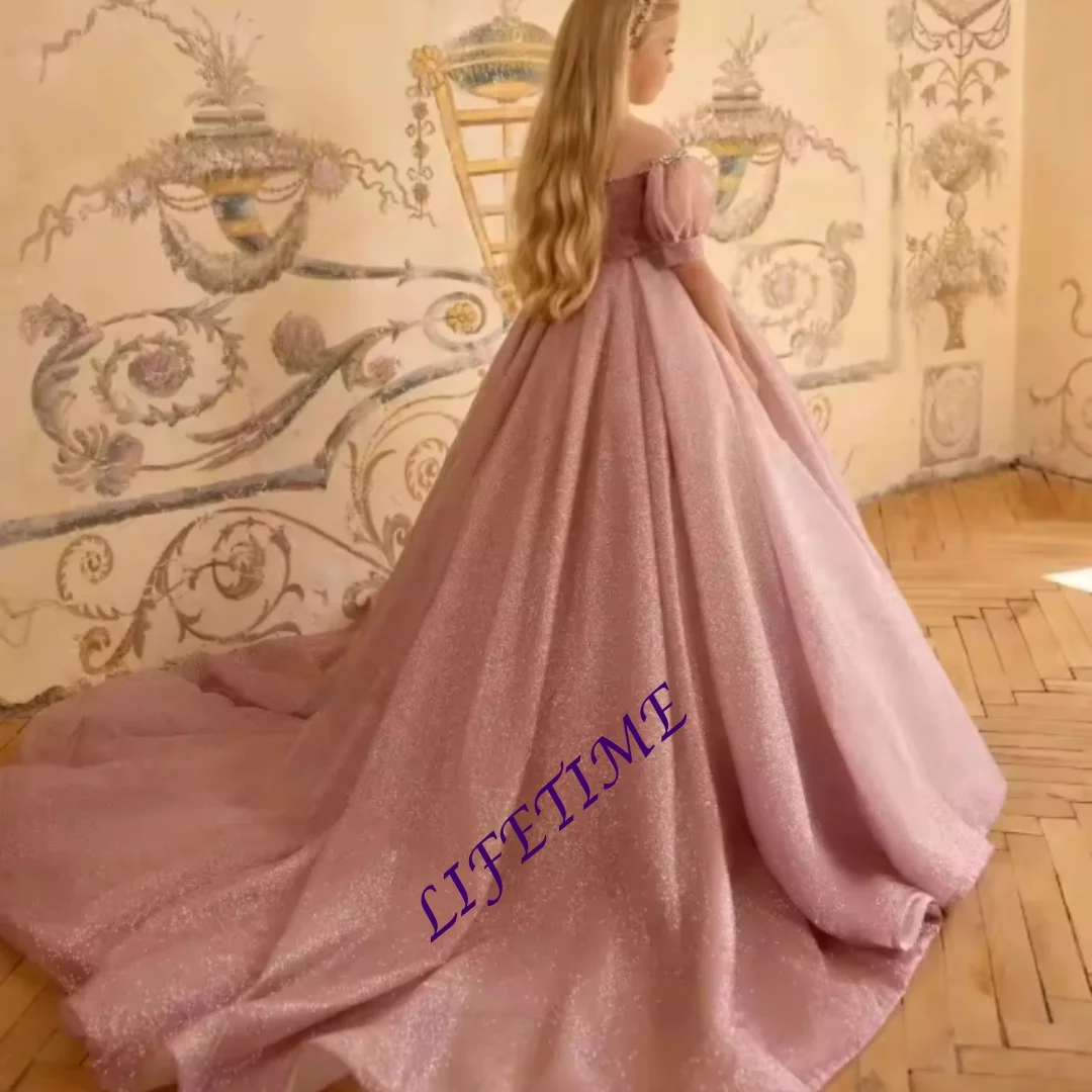 Сверкающее платье с цветочным узором для девочек на свадьбу, тюлевое пышное платье с бисером, элегантное детское платье принцессы для дня рождения, первое причастие по индивидуальному заказу
Сверкающее платье с цветочным узором для девочек на свадьбу, тюлевое пышное платье с бисером, элегантное детское платье принцессы для дня рождения, первое причастие по индивидуальному заказу