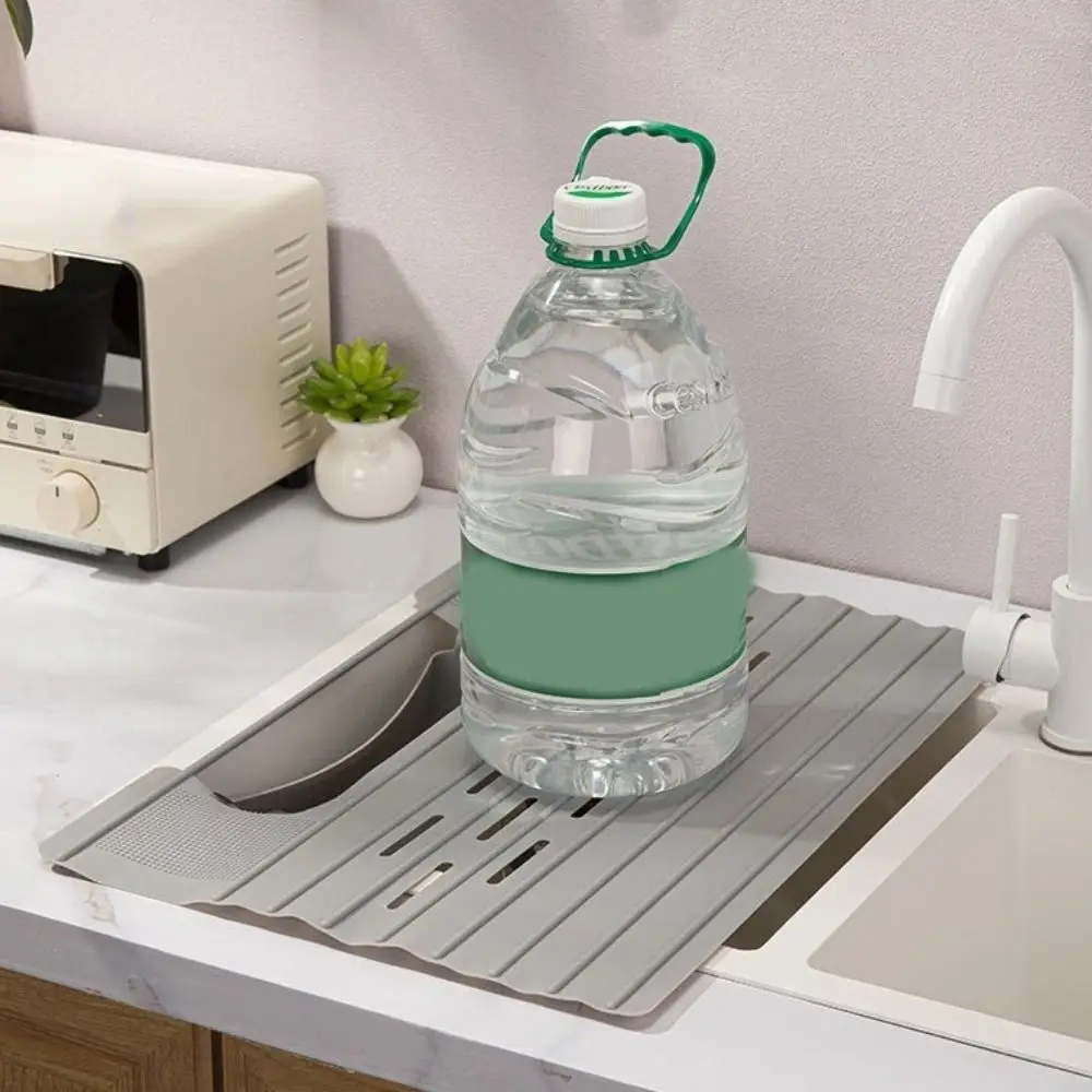 Silicone Kitchen Storage Rack Folding Heat resistant Sink Drainer Mat with Pocket Space Saving Dish Drying Rack for Kitchen
Silicone Kitchen Storage Rack Folding Heat resistant Sink Drainer Mat with Pocket Space Saving Dish Drying Rack for Kitchen