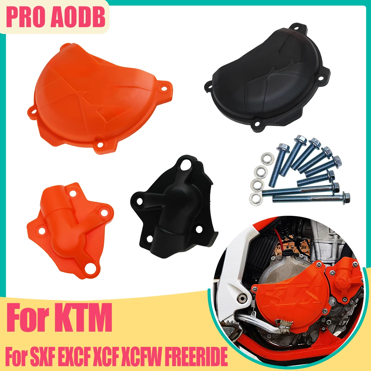 PP Plastic Motorcycle accessories Engine Clutch Guard Water Pump Cover For KTM 250 350 SXF EXCF SIX DAYS XCF XCFW SXF Dirt Bike
PP Plastic Motorcycle accessories Engine Clutch Guard Water Pump Cover For KTM 250 350 SXF EXCF SIX DAYS XCF XCFW SXF Dirt Bike