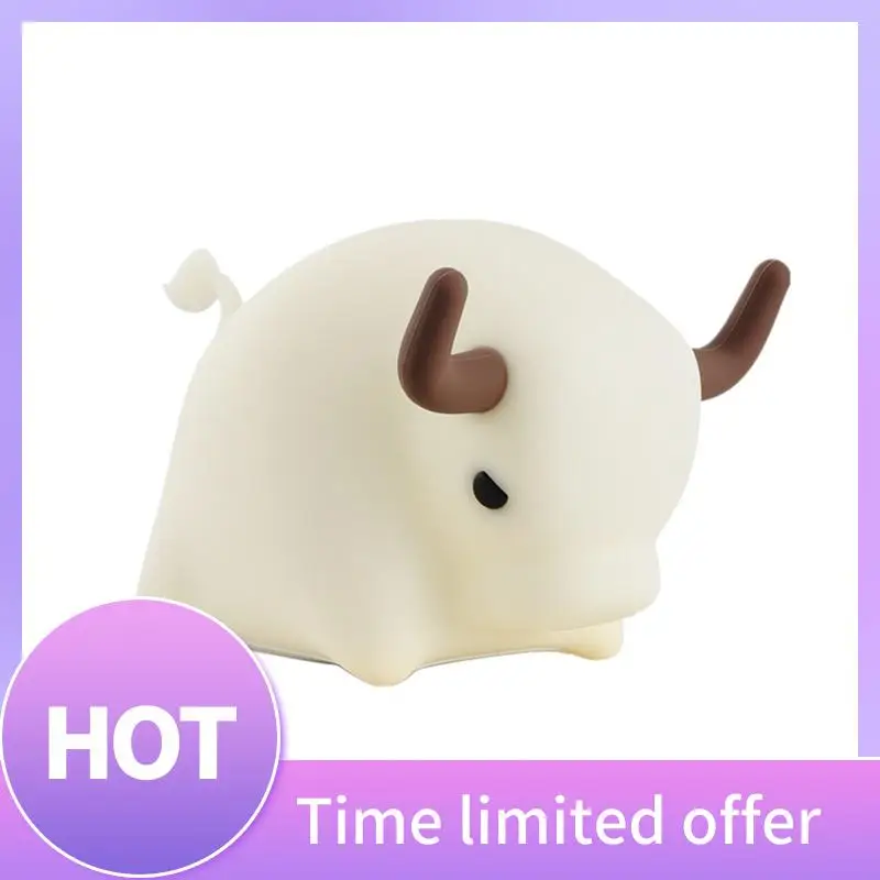 B69C Cow Night Lamp Soft Silicone LED Light Rechargeable Cute Animal Night Light With USB Cable For Room Bedroom Decor
B69C Cow Night Lamp Soft Silicone LED Light Rechargeable Cute Animal Night Light With USB Cable For Room Bedroom Decor