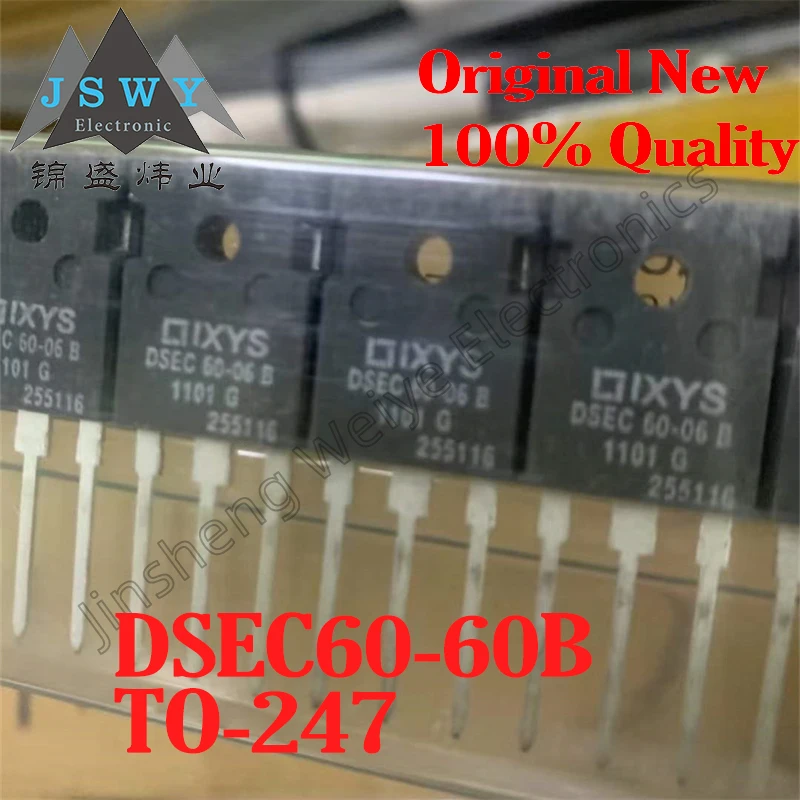 (10/50pcs) DSEC60-06B TO-247 600V 30A Power Diode New Original In Stock Fast Shipping
(10/50pcs) DSEC60-06B TO-247 600V 30A Power Diode New Original In Stock Fast Shipping