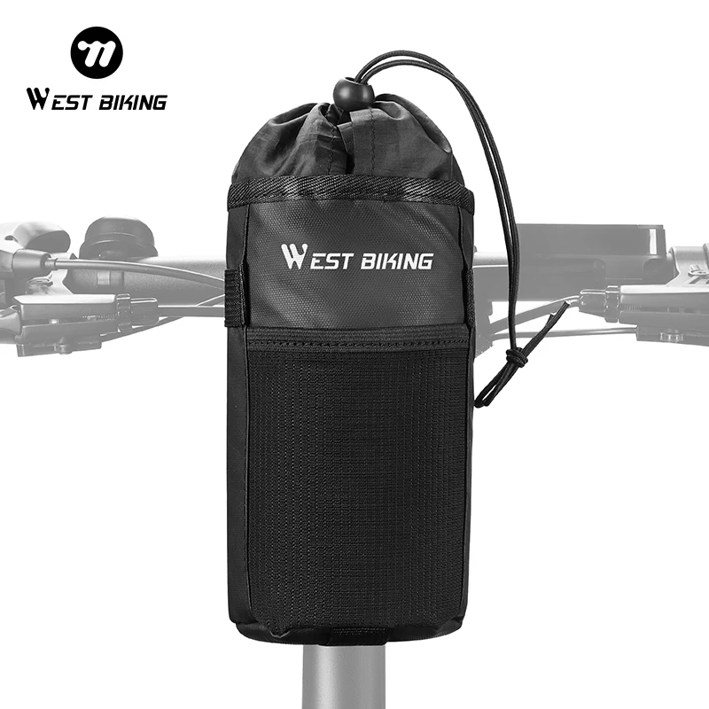 WEST BIKING Bike Bottle Holder Bag Cycling Water Bottle Carrier Pouch Insulated Kettle MTB Road Bicycle Handlebar Bag Accessorie
WEST BIKING Bike Bottle Holder Bag Cycling Water Bottle Carrier Pouch Insulated Kettle MTB Road Bicycle Handlebar Bag Accessorie