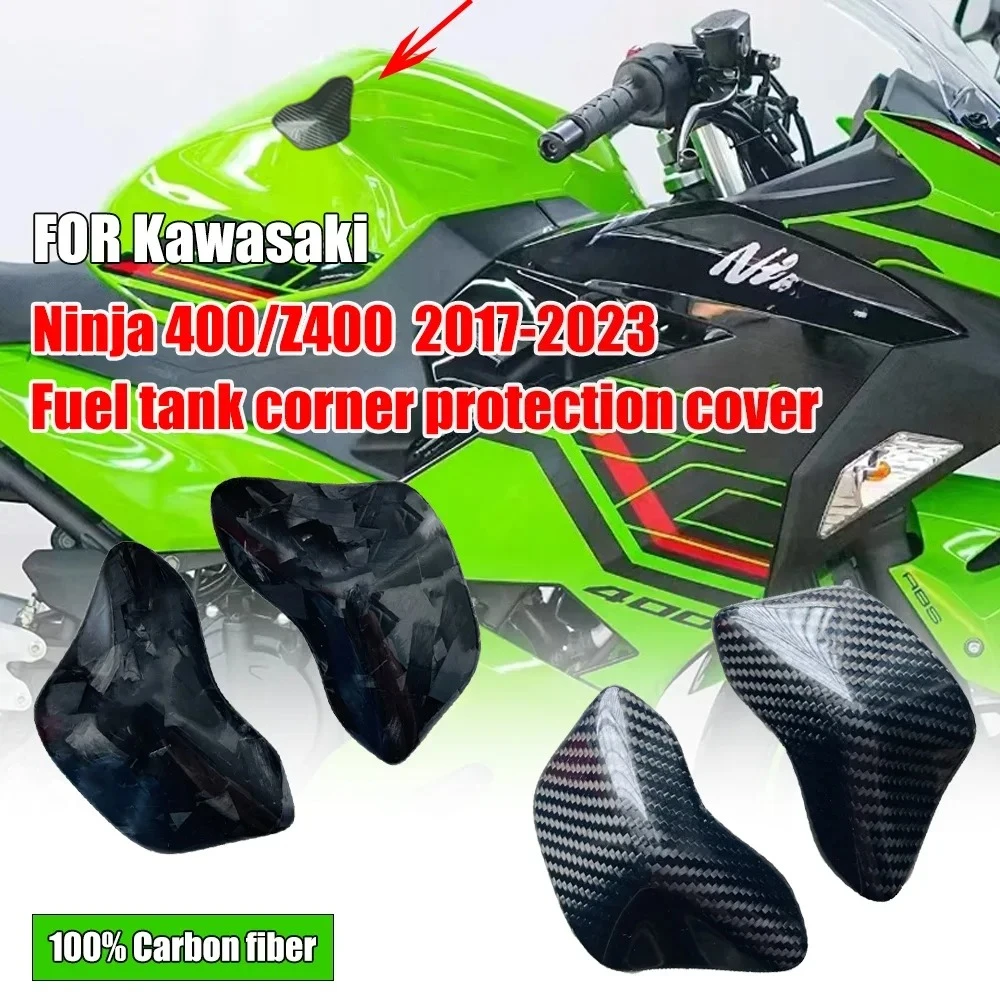 Carbon Fiber Fuel Tank Cover Protection For KAWASAKI Ninja400 Z400 2017-2024 Fuel Tank Corner Trim Cover Motos Accesories
Carbon Fiber Fuel Tank Cover Protection For KAWASAKI Ninja400 Z400 2017-2024 Fuel Tank Corner Trim Cover Motos Accesories
