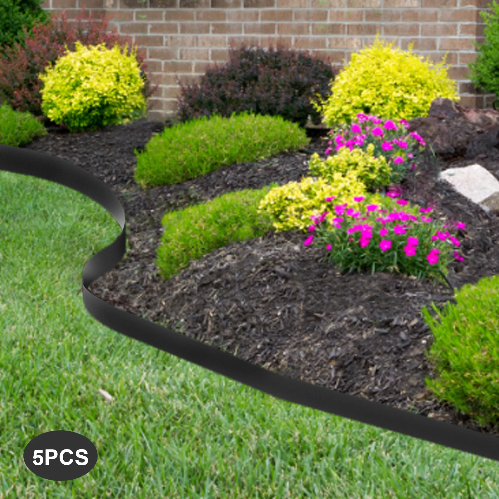 Steel Lawn Edging, 5PCS Metal Landscape Edging, 3"x39" Garden Edging Border, Flexible Steel Landscape Border, 16.25 ft Length
Steel Lawn Edging, 5PCS Metal Landscape Edging, 3"x39" Garden Edging Border, Flexible Steel Landscape Border, 16.25 ft Length