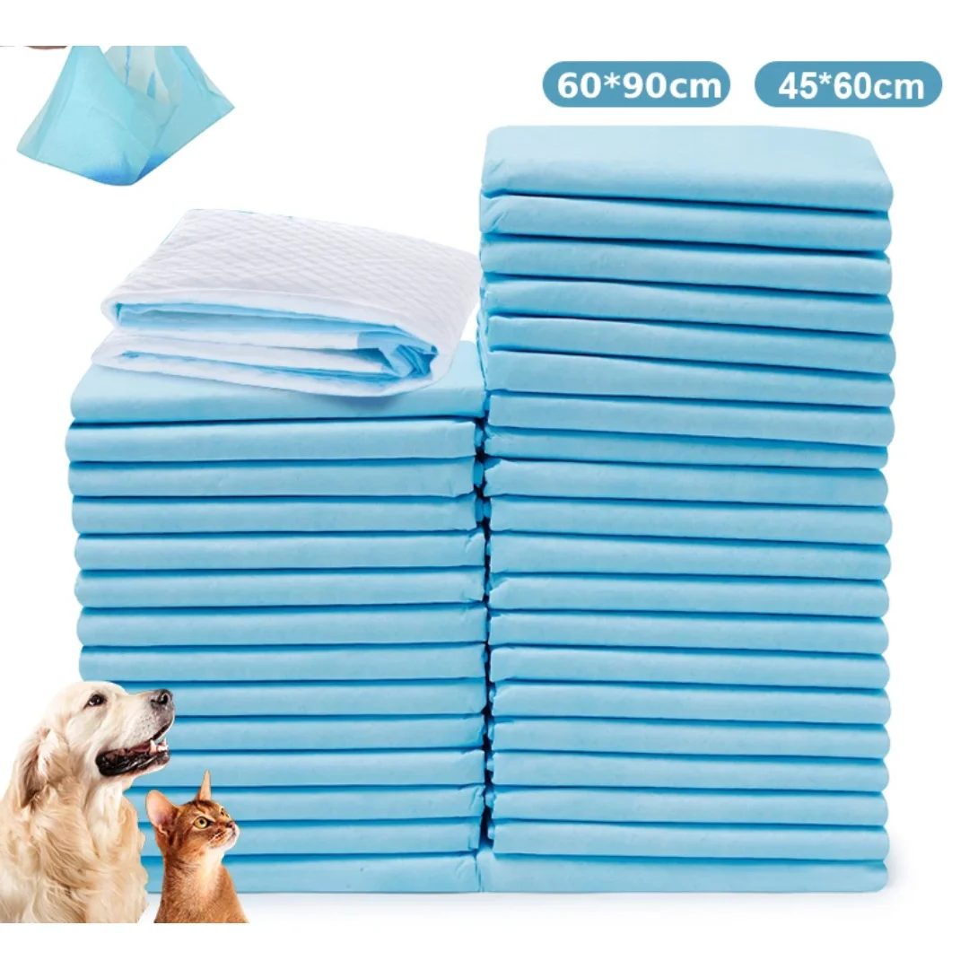 Pet diapers 45*60cm/60*90cm Cats Dog Diapers Super Absorbent Pet Diaper Dog Pee Pad Quick dry Disposable Urine Nappy Mat
Pet diapers 45*60cm/60*90cm Cats Dog Diapers Super Absorbent Pet Diaper Dog Pee Pad Quick dry Disposable Urine Nappy Mat