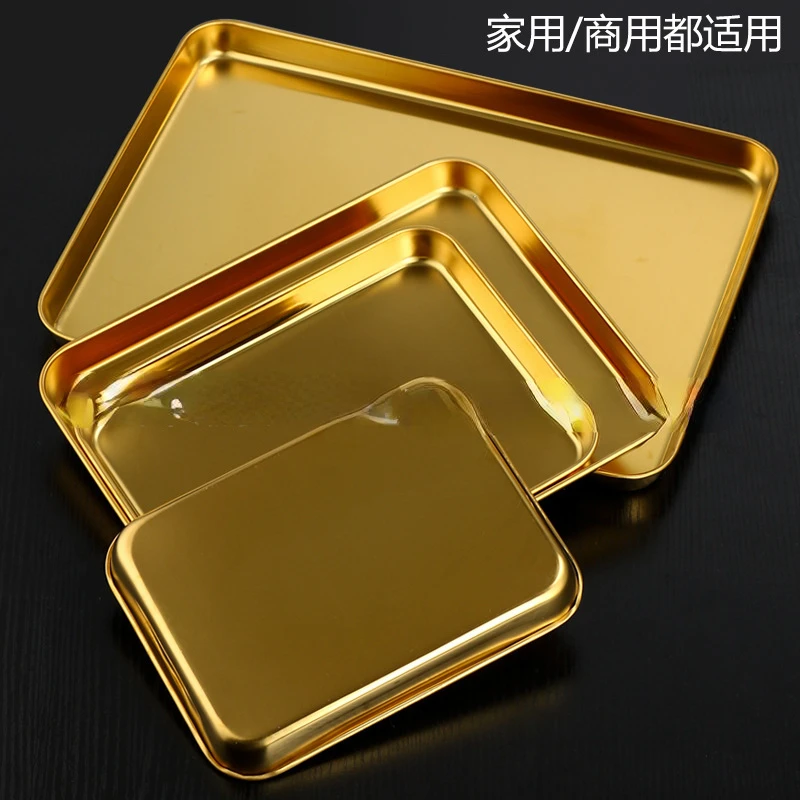 Japanese-Style Square Plate Thick 304 Stainless Steel Flat Tray Curling without Cover Steamed Rice Tray Barbecue Plate Steamed V
Japanese-Style Square Plate Thick 304 Stainless Steel Flat Tray Curling without Cover Steamed Rice Tray Barbecue Plate Steamed V