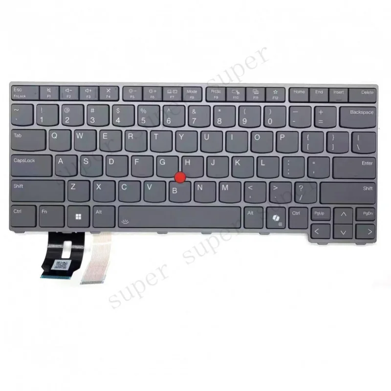 S+ 5N21M38372 New US Backlit Keyboard Gray For ThinkPad T14 P14s Gen 6 Laptop
S+ 5N21M38372 New US Backlit Keyboard Gray For ThinkPad T14 P14s Gen 6 Laptop