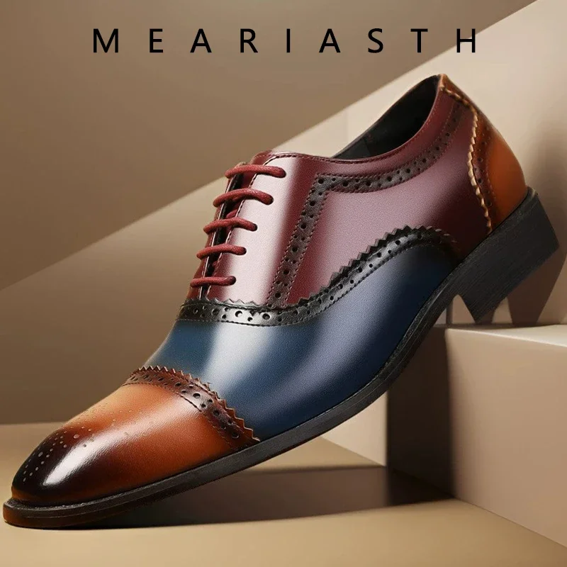 Color Block Patent Leather Mens Formal Oxford Shoes Cap Toe Lace Up Brogue Business Party Elegant Gentleman Dress Shoes for Men
Color Block Patent Leather Mens Formal Oxford Shoes Cap Toe Lace Up Brogue Business Party Elegant Gentleman Dress Shoes for Men