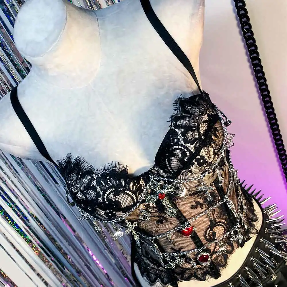 Grunge Hand Made Y2K Halter Camisole TOPS E-Girls Glitch Core Eco Fairy Gothic Tank Harajuku Punk Rock 80s Goth Emo DIY Kawaii
Grunge Hand Made Y2K Halter Camisole TOPS E-Girls Glitch Core Eco Fairy Gothic Tank Harajuku Punk Rock 80s Goth Emo DIY Kawaii