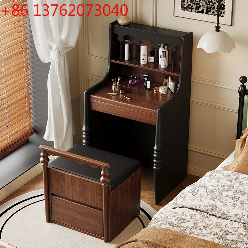 Средневековый комод из цельного дерева для спальни, ретро столик для макияжа, шкаф для хранения, встроенный столик для макияжа
Средневековый комод из цельного дерева для спальни, ретро столик для макияжа, шкаф для хранения, встроенный столик для макияжа