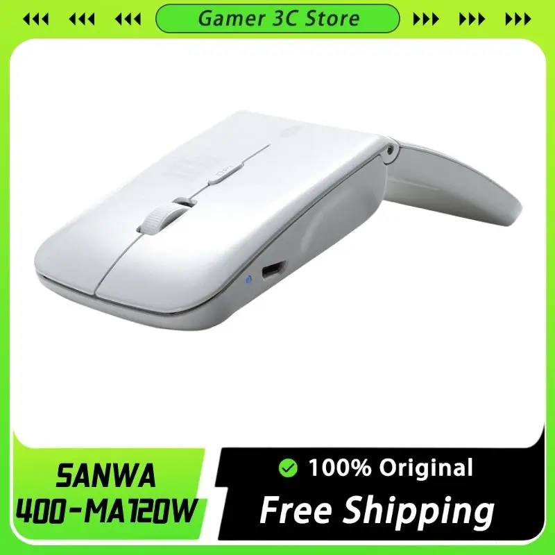 Sanwa 400-Ma120w Notebook Computer Mouse Lightweight Foldable Wireless 2.4g Bluetooth Thin Light Symmetric Mouse Office For Pc
Sanwa 400-Ma120w Notebook Computer Mouse Lightweight Foldable Wireless 2.4g Bluetooth Thin Light Symmetric Mouse Office For Pc