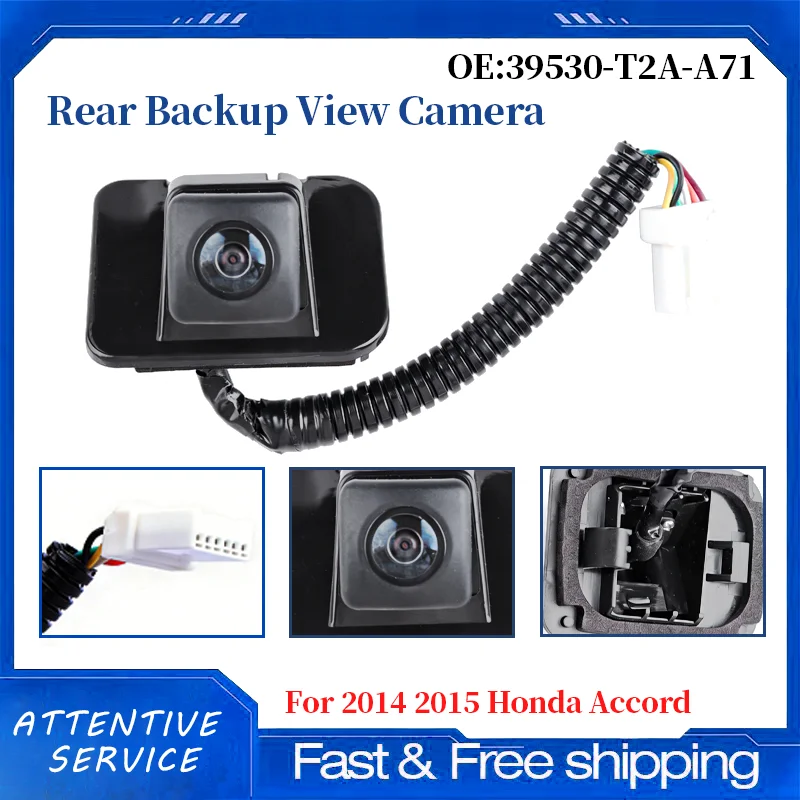 New Rear Park Assist Backup Camera 39530-T2A-A71 39530T2AA71 Compatible with Honda Accord Sedan/Hybrid 2014–2015
New Rear Park Assist Backup Camera 39530-T2A-A71 39530T2AA71 Compatible with Honda Accord Sedan/Hybrid 2014–2015