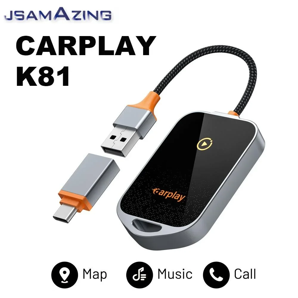 Беспроводной адаптер Carplay K81, проводной адаптер Carplay для беспроводной связи Plug & Play, подходит для автомобилей 2017 года и Apple iPhone iOS 10+
Беспроводной адаптер Carplay K81, проводной адаптер Carplay для беспроводной связи Plug & Play, подходит для автомобилей 2017 года и Apple iPhone iOS 10+