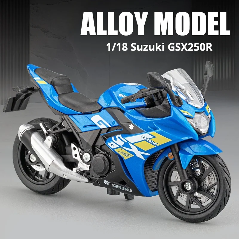 1:18 GSX250R Alloy Simulation Motorcycle Model Sport Bike Style Mini Motorcycle Club Display Collection Ornament Brithday Gifts
1:18 GSX250R Alloy Simulation Motorcycle Model Sport Bike Style Mini Motorcycle Club Display Collection Ornament Brithday Gifts