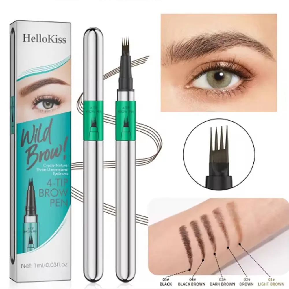 Precise Brush Tip Four-Claw Sketch Eyebrow Pencil Long Lasting Quick Dry Smudge-proof Eyebrow Pen Waterproof Non-Fading
Precise Brush Tip Four-Claw Sketch Eyebrow Pencil Long Lasting Quick Dry Smudge-proof Eyebrow Pen Waterproof Non-Fading