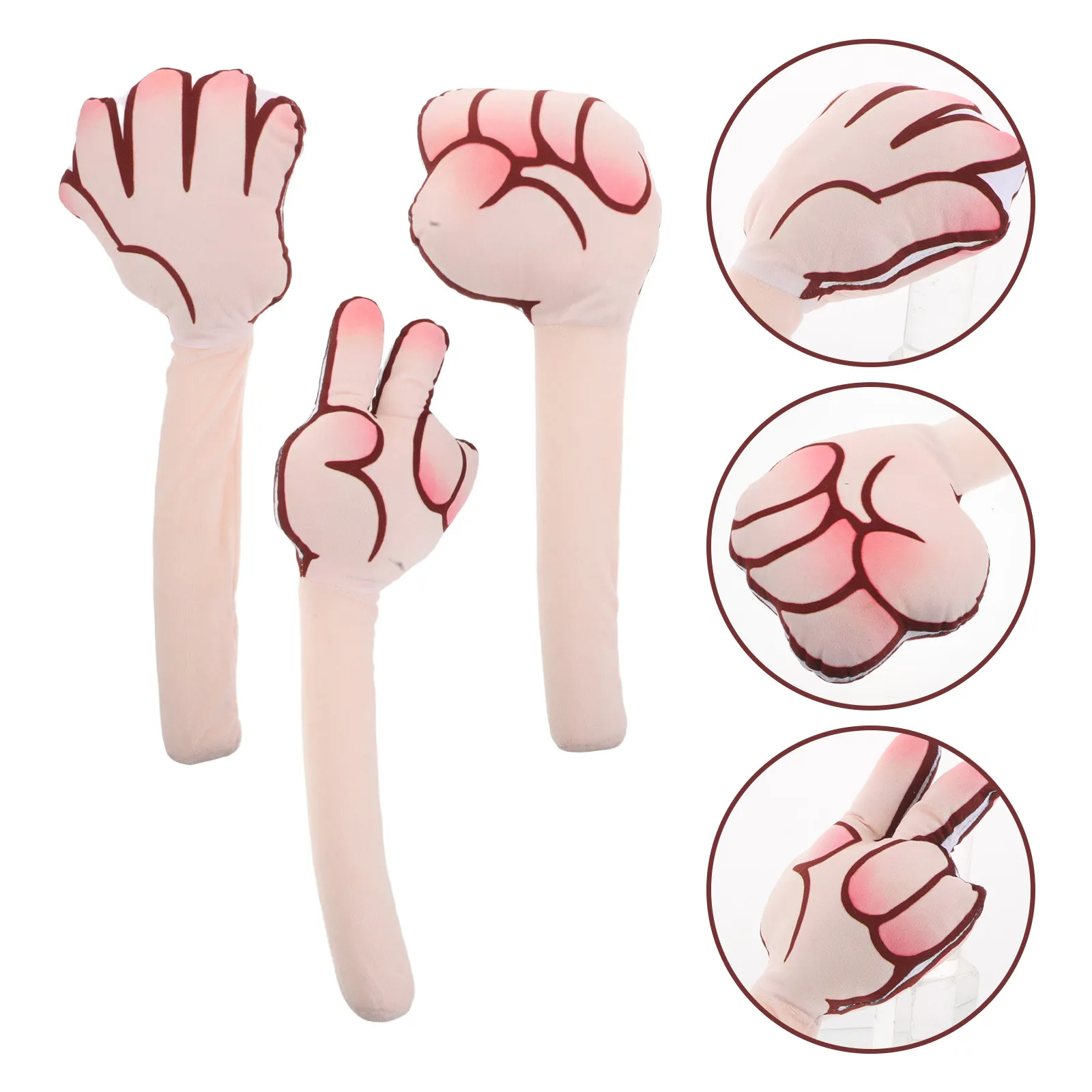 3Pcs Adorable Hand-Shaped Gesture Puppets Creative Rock Paper Scissors Game for Parent-Child Bonding Family Fun Outdoor Indoor
3Pcs Adorable Hand-Shaped Gesture Puppets Creative Rock Paper Scissors Game for Parent-Child Bonding Family Fun Outdoor Indoor