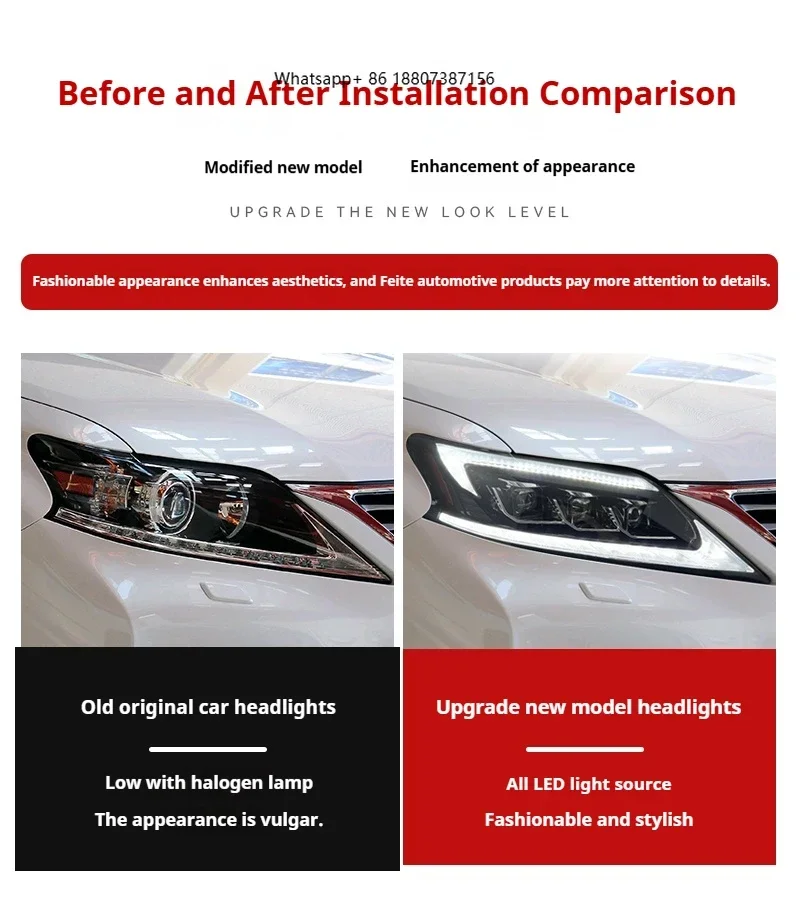 FT Car Lights ForLexus RX Headlights 2009-2015 RX270 RX350 LED Projetor Headlamp Daytime Running Light Automotive Accessories
FT Car Lights ForLexus RX Headlights 2009-2015 RX270 RX350 LED Projetor Headlamp Daytime Running Light Automotive Accessories
